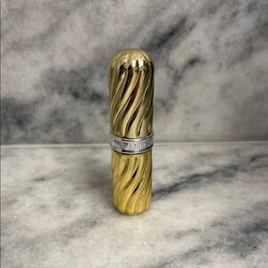 Vintage Borghese Superiore lipstick in gold swirl tube Bassano Red